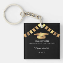Elegant Examenpresent Svart och Guld Tema