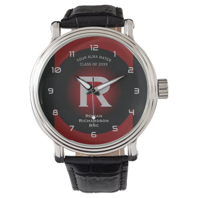Elegant examensturklocka armbandsur (Framsida)