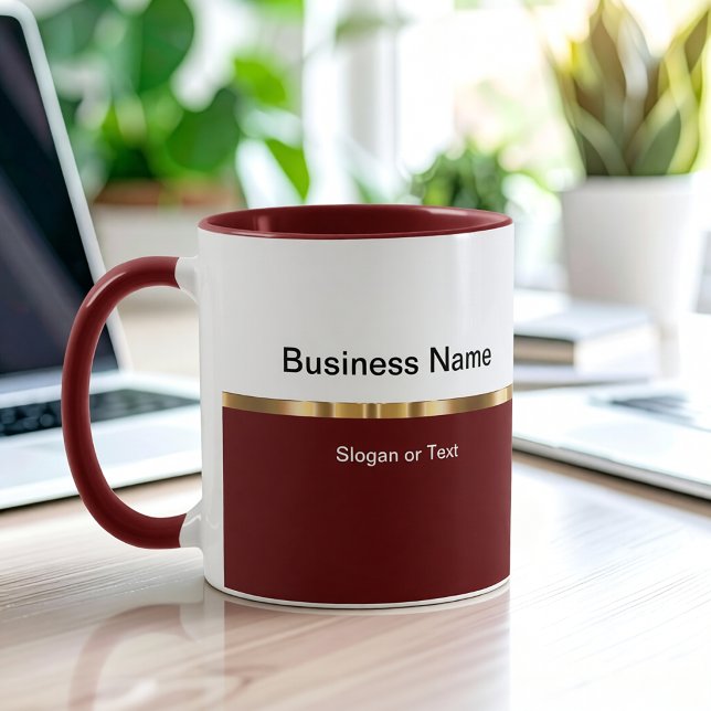 Elegant Exekutiv Swag Kaffemugge i Maroon Färg Mugg (Skapare uppladdad)