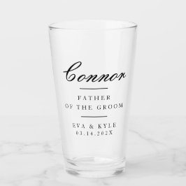 Elegant Fader till Brudgummen Glaskopp