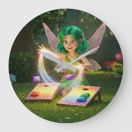 Elegant Fairy Möhippa Stor Klocka