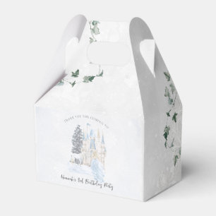 Elegant Fairy Tale Winter Princess Birthday Presentaskar