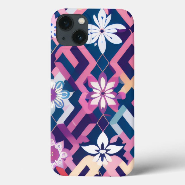 Elegant Fall/Autumn Moth Print Phone Cover (Baksida)