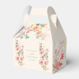 Elegant Fall Watercolor Apples Bröllop Presentaskar