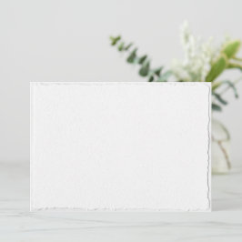 Elegant Falsk Deckle-kant Spara datum-mall Datumet