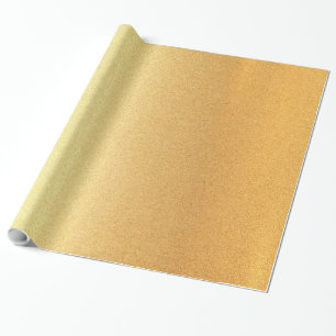 Elegant falskt guld glänsande modern gyllene blank presentpapper