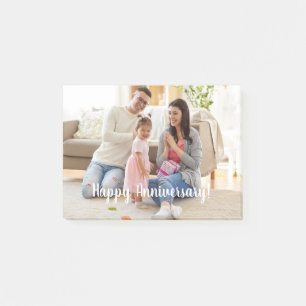 Elegant familjefotomal post-it block