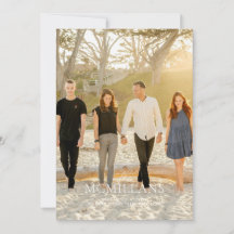 Elegant Familjenamn Blommig Jul Högtid