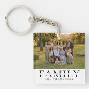 Elegant familjenamn minnessgåva foto