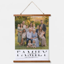Elegant familjenamn minnessgåva foto