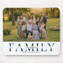 Elegant Familjenamn Minnessgåva Foto Present
