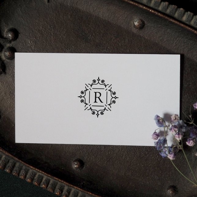 Elegant Family Monogram Stämpel (Skapare uppladdad)