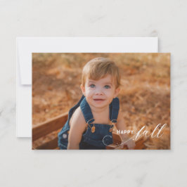 Elegant Family Photo Anpassningsbar "Lycklig Fall"