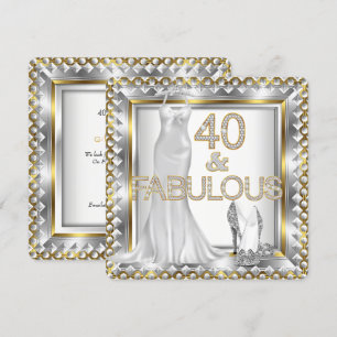 Elegant fantastisk 40 Deco klänning höga klackar Inbjudningar