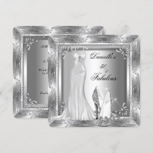Elegant fantastisk 50 Silver Look Höga klackar sko Inbjudningar
