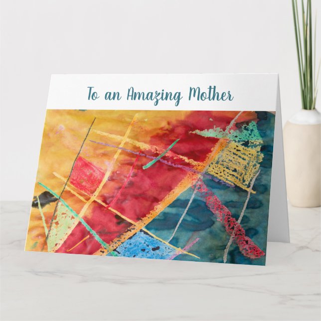 Elegant fantastisk modern vattenkonst om moderns k kort (Framsida)