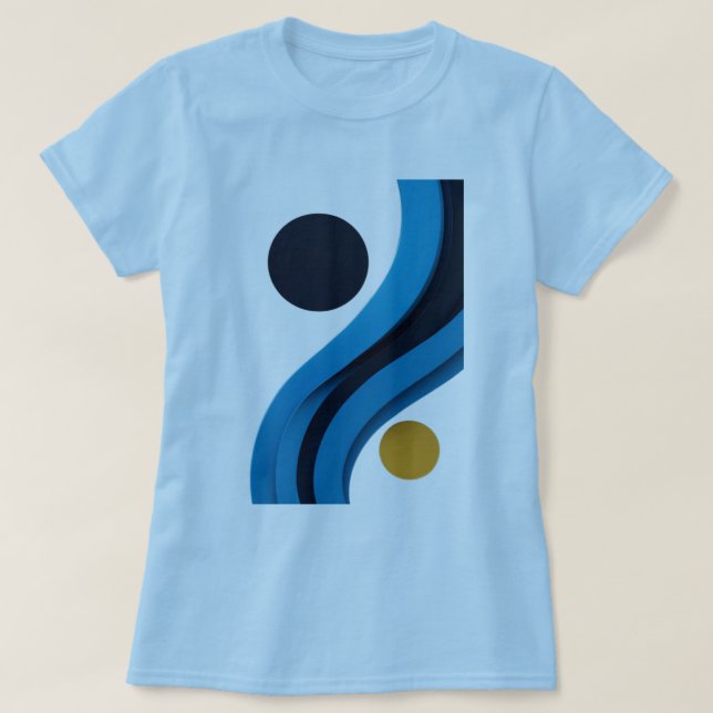 Elegant Färg Art Kvinnors T-Shirt (Design framsida)