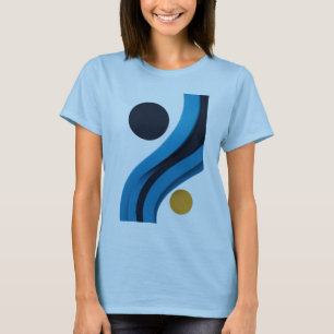 Elegant Färg Art Kvinnors T-Shirt