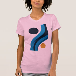 Elegant Färg Art Kvinnos - Slimmad T-Shirt