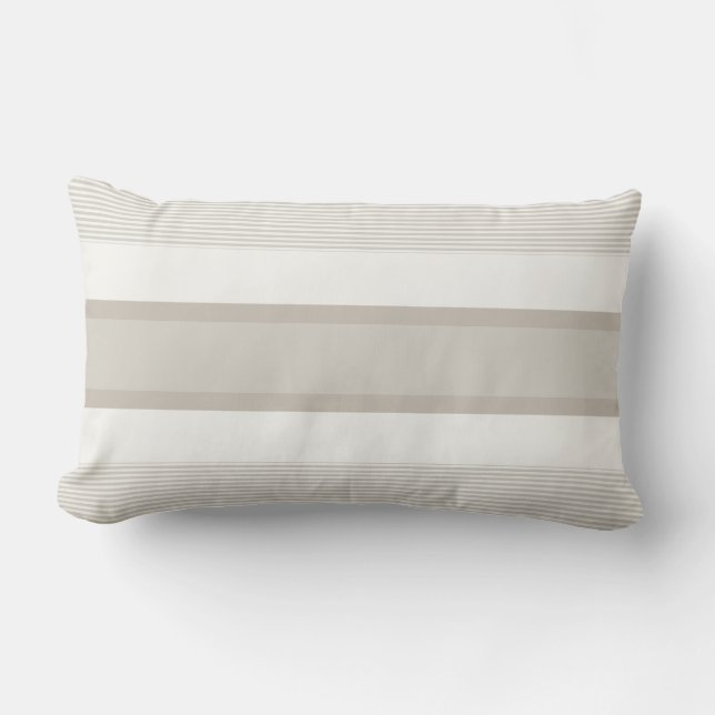 Elegant Färg Harmony Modern Chic stripe-mall Lumbarkudde (Framsida)