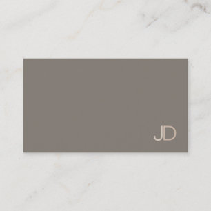 Elegant Färg Harmony Modern Professionell Monogram Visitkort