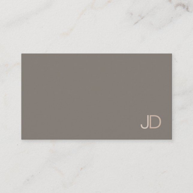 Elegant Färg Harmony Modern Professionell Monogram Visitkort (Framsida)