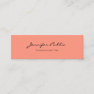 Elegant Färg Modern Minimalistisk Professionell Mini Visitkort