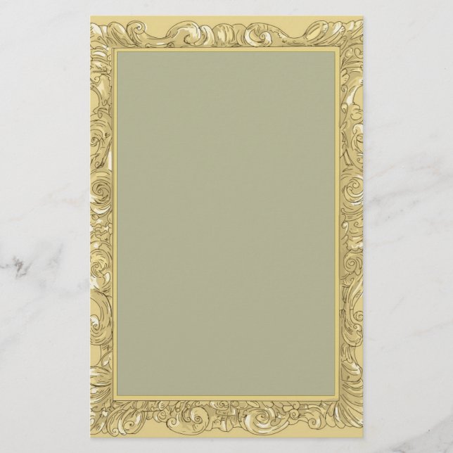 Elegant Färgad Personlig Brevpapper (Framsida)