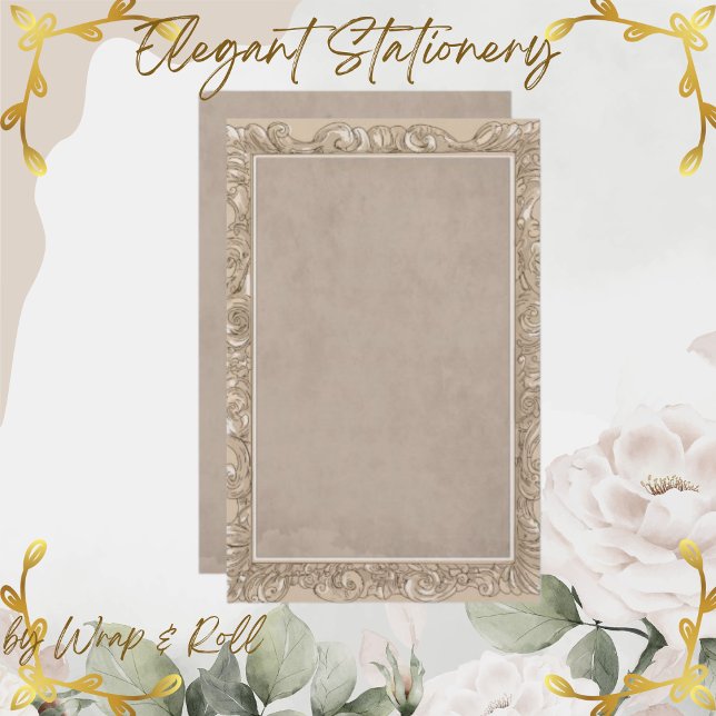 Elegant Färgad Personlig Stationery Brevpapper (Skapare uppladdad)