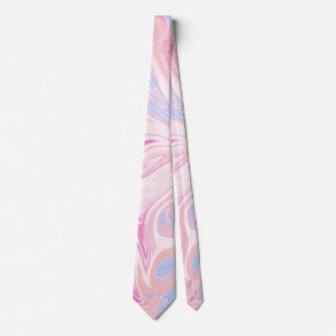 Elegant färgande pastellkrita rosa blå orange ma slips