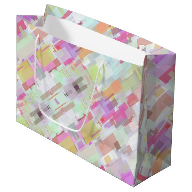 Elegant - färgfull Abstrakt Geometric All-Tillfäll (Framsidan Vinklad)