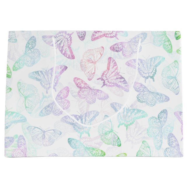 Elegant Färgfull Glitter-fjäril-design (Framsidan)