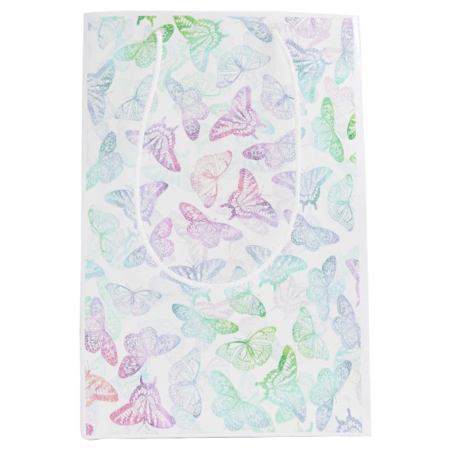 Elegant Färgfull Glitter-fjäril-design (Framsidan)