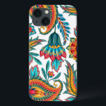 Elegant Färgfull Vintage Blommigt Paisley Mönster<br><div class="desc">Färgfull elegant trendig vattenfärger etnisk blommigt paisley. Det är ett sömlöst mönster och utskriften kan göras större eller mindre. Coolans fetstilta gigantiska utformning. Anpassningsbarnas vita bakgrund</div>