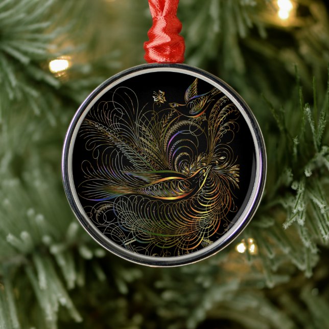 Elegant Färgfyllda objekt Julgransprydnad Metall (Träd)