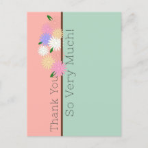 Elegant Färgglada Prästkragar Blommig Konst, Tack