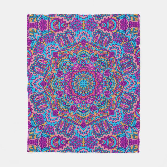 Elegant Färglös sömlös mönster Shower Curtain Fleecefilt (Framsidan)