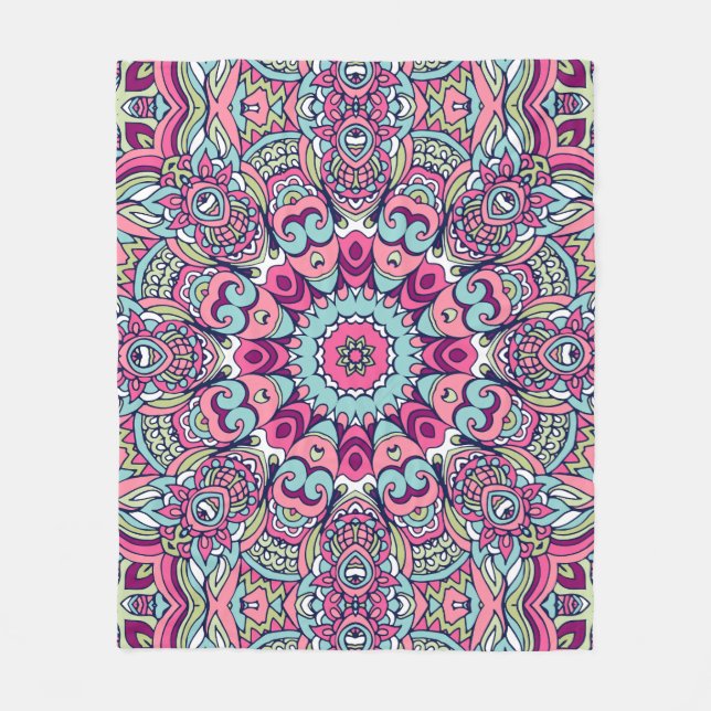 Elegant Färglös sömlös mönster Shower Curtain Fleecefilt (Framsidan)