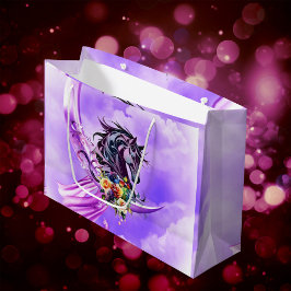 Elegant färglös vild häst