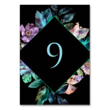 Elegant färglösa blommigtar svart bröllop