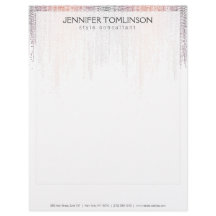 Elegant Färglöst konfetti Rain Mönster