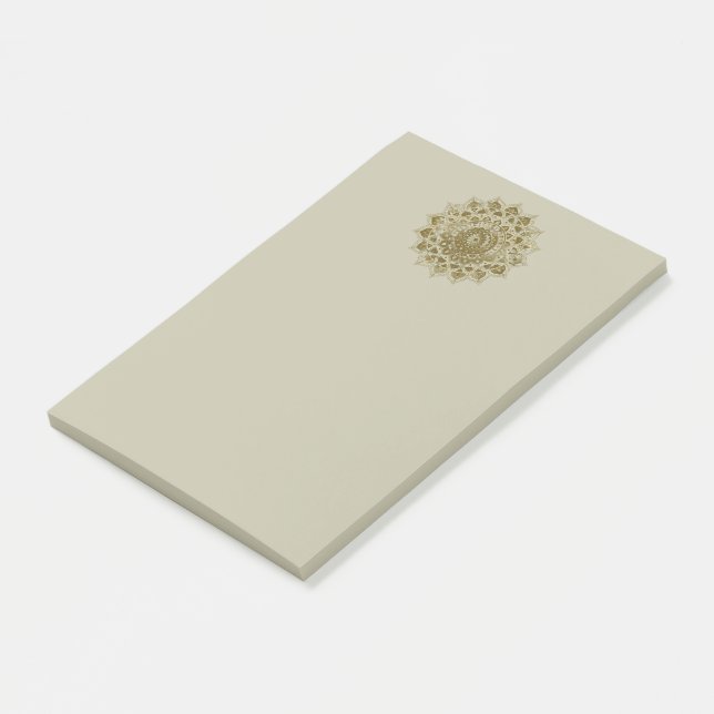 Elegant Färgrik Mandala Indien Stil 4 Post-it Block (Vinklad)
