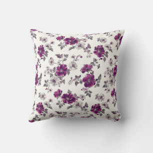 Elegant Färgrik Stilren Romantisk Blommig Chic Kudde