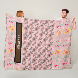 Elegant - färgsfärgsfärg Anpassa Fleecefilt