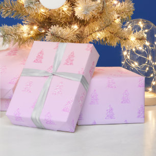 Elegant Färgstark holografisk jul Mönster Presentpapper