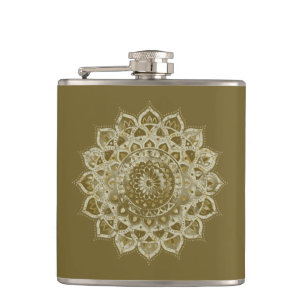Elegant Färgstark Mandala Indien Stil 4 Fickplunta