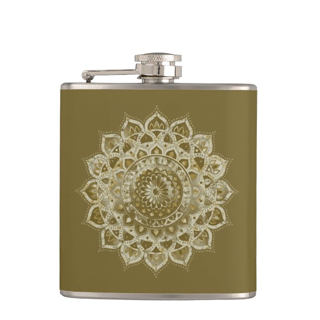 Elegant Färgstark Mandala Indien Stil 4 Fickplunta (Framsidan)