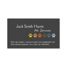 Elegant Färgstark Tassar HUND Pet Veterinär