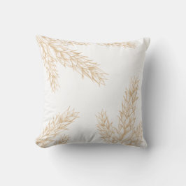 Elegant Farmhouse Wheat Stalks Kudde