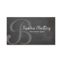 Elegant fastighetChalk. för yrkesmässig Monogram